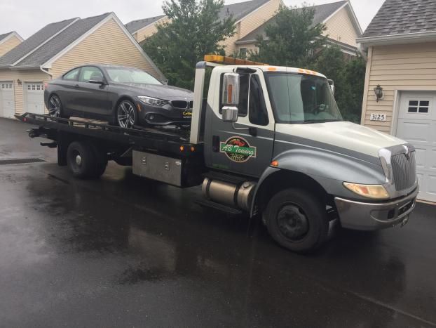 A recent towing service job in the  area